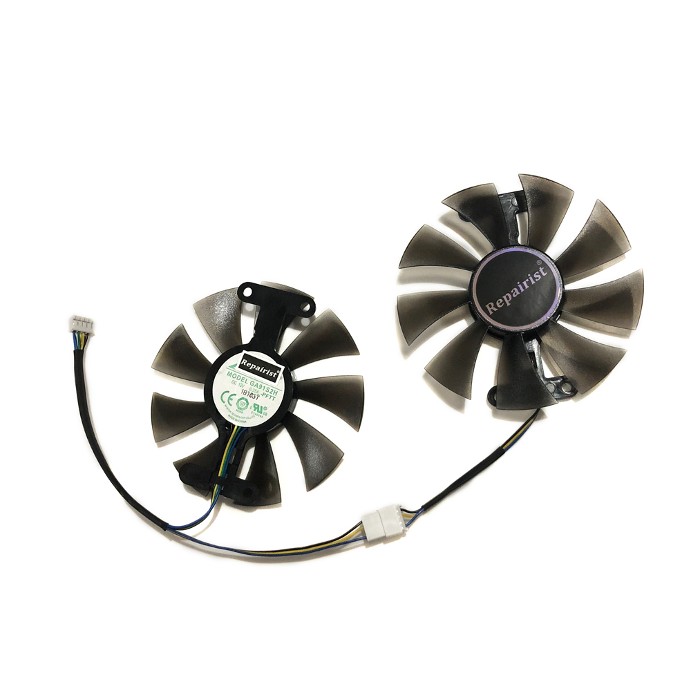 Rx 580 8Gb 2048Sp Gpu - 2 szt./zestaw, GA91S2H, Wentylator karty graficznej,