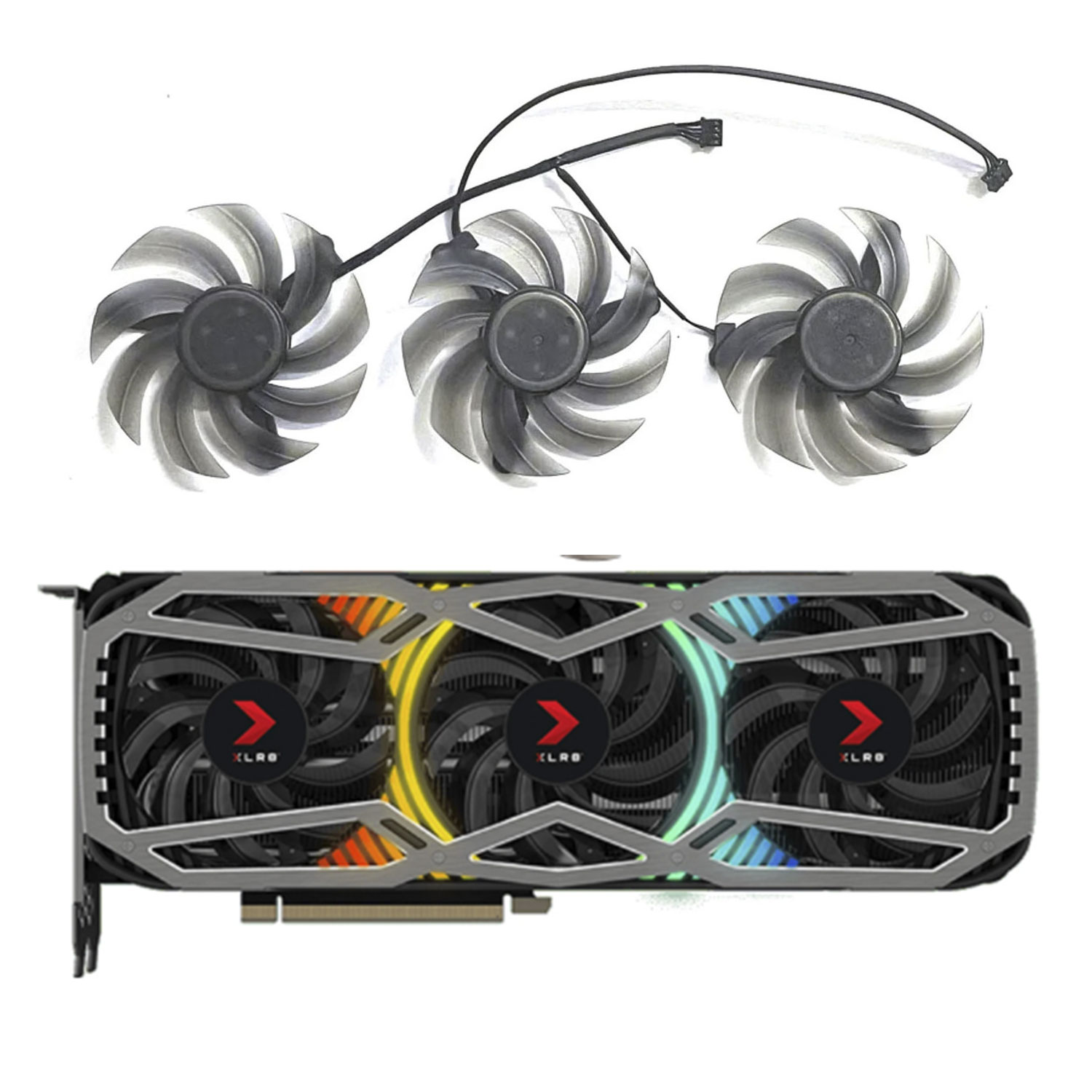 Rtx 3090 24Gb Graphics Card - Wentylatory chłodzące 82MM FD8015U12D do kart